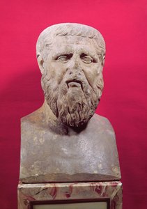 Platonin rintakuva (n. 427-347 eKr.) kopio 4. vuosisadan eKr. alkuperäisestä (marmorista)